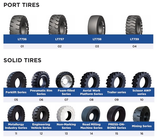 Forklift Solid Tyres